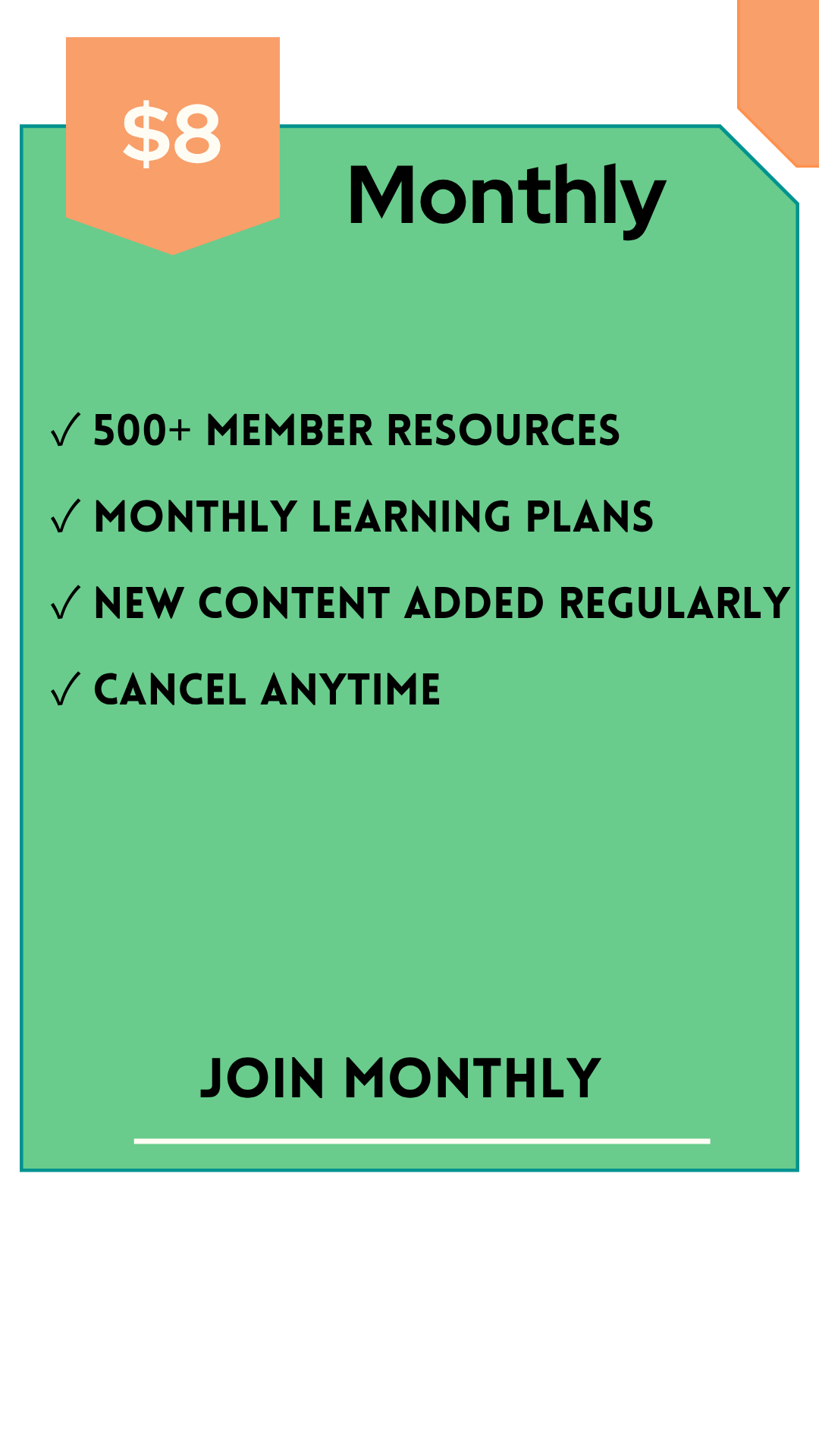 Creative Teacher Club Monthly Membership
